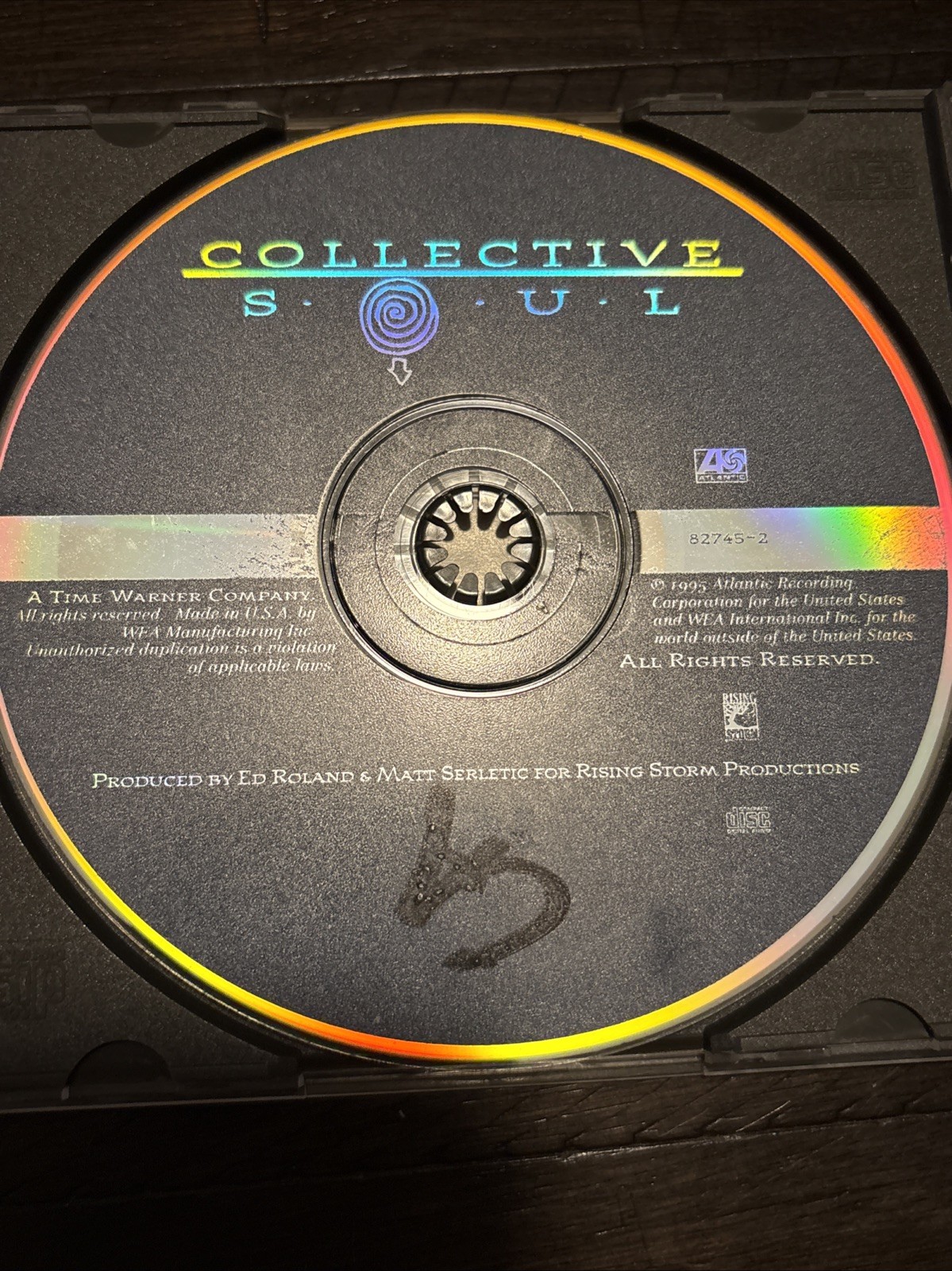 "Collective Soul" 82745-2, CD. Initials On Front Of Cd. R2￼