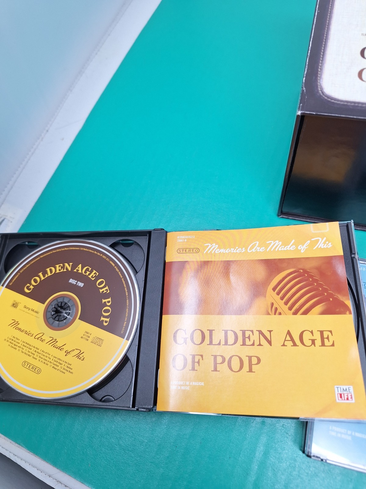 Golden Age of Pop 10 CD Box Set Time-Life 145 Songs 1950s-1960s Various Artists