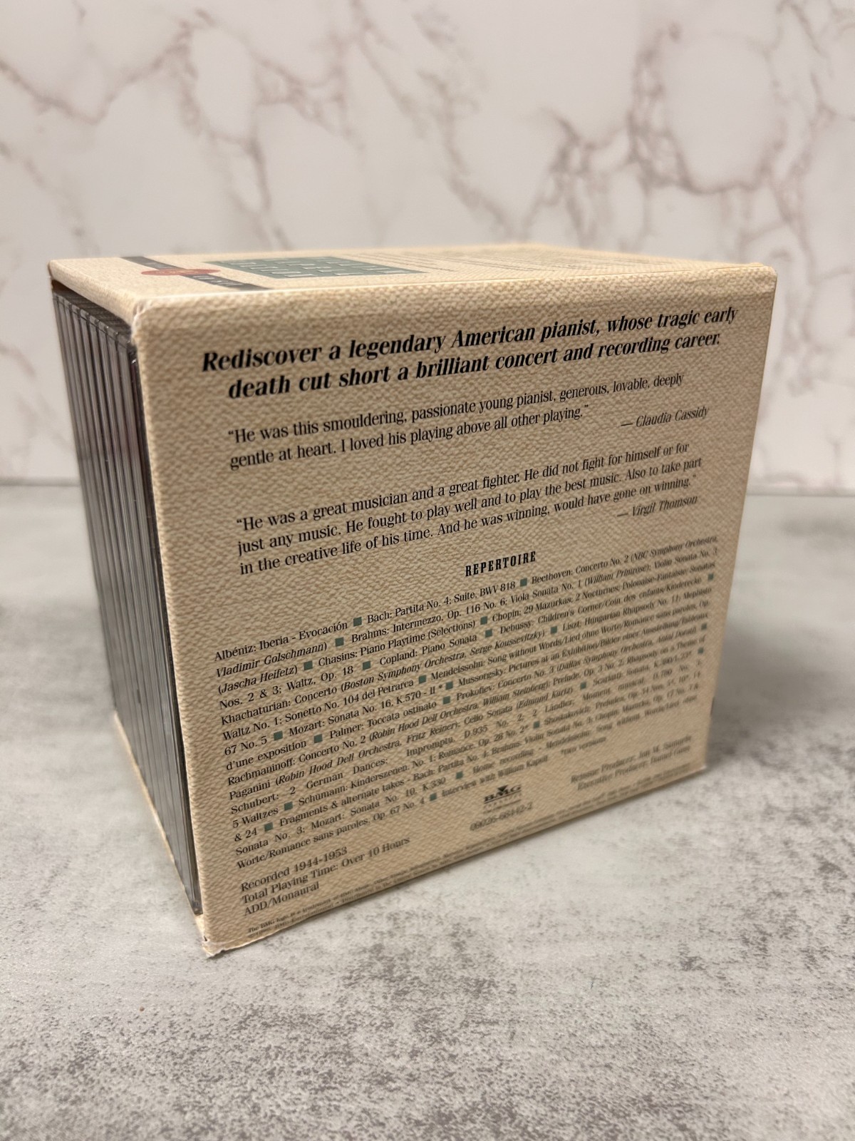 William Kapell 9 CD Box Set in case