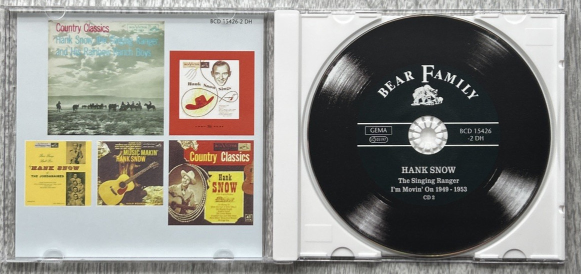 HANK SNOW "The Singing Ranger" 4xCD 1988 Bear Family Records ‎– BCD 15426