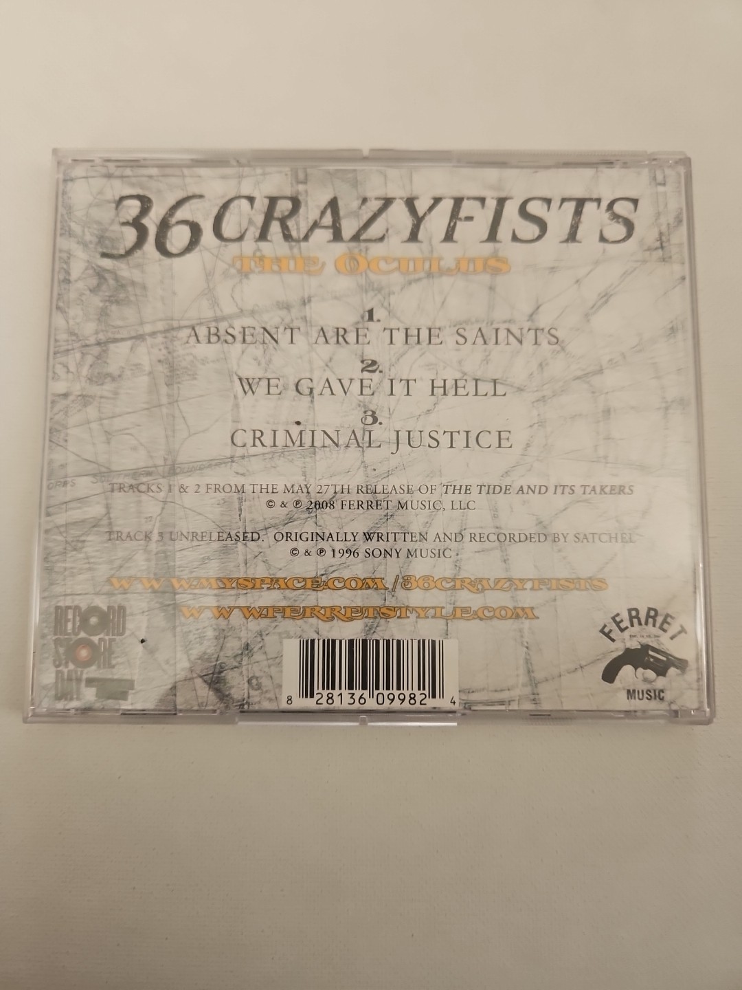 36 Crazyfists The Oculus CD EP Rare Metalcore