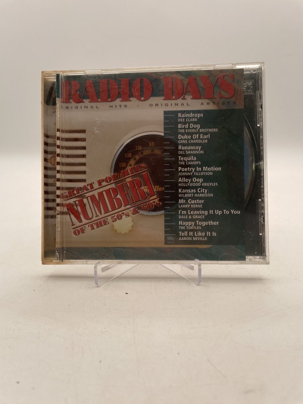 Radio Days Number 1 Great Pop Hits of the 50s & 60s CD Various Artists 1669-2