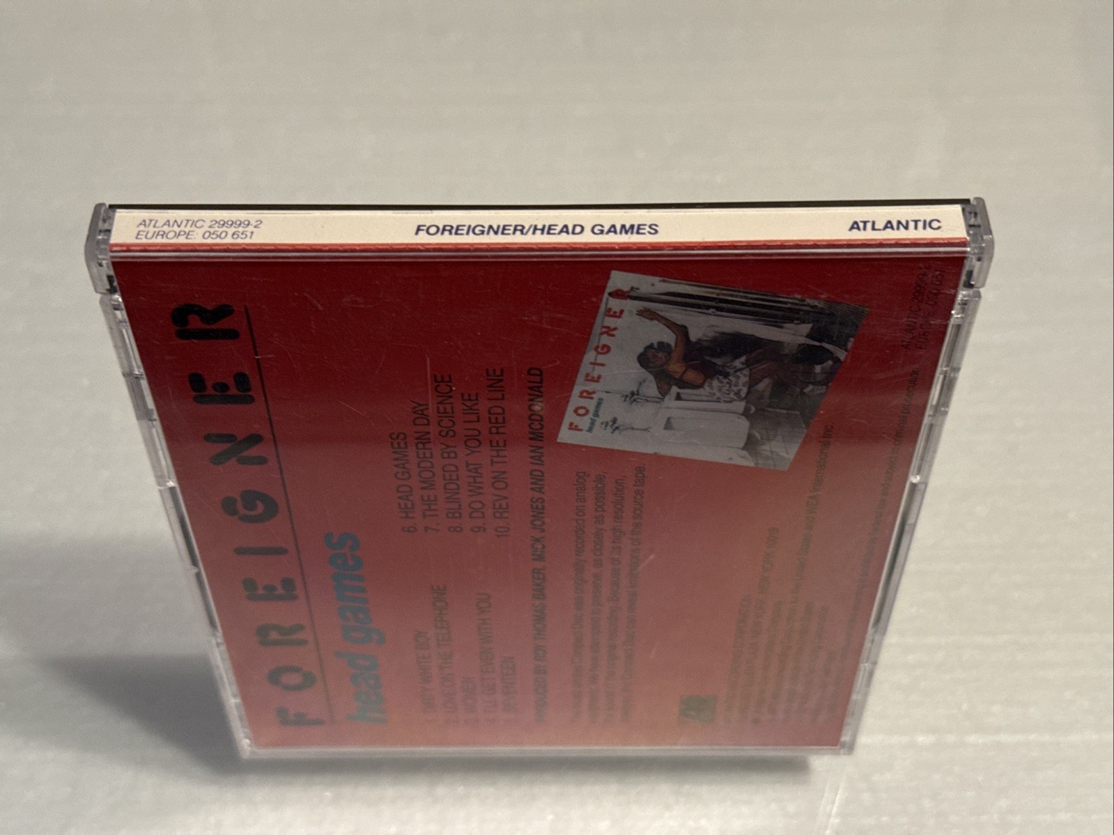 Head Games by Foreigner (CD, Aug-1985, Atlantic) WEST GERMANY TARGET NO BARCODE