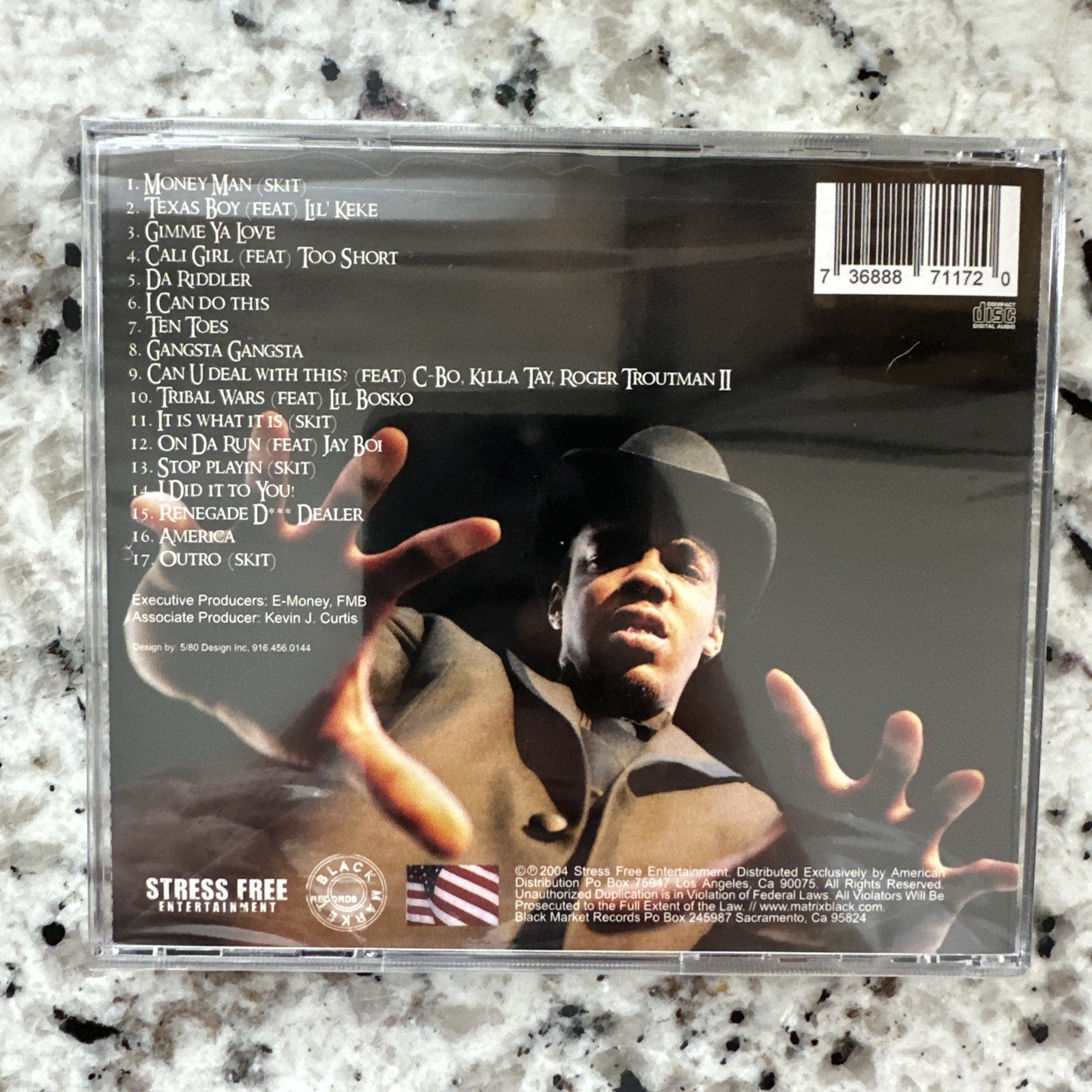 BIG LURCH - IT'S ALL BAD CD 2004 OG PRESS SEALED RARE GANGSTA RAP G-FUNK C-BO
