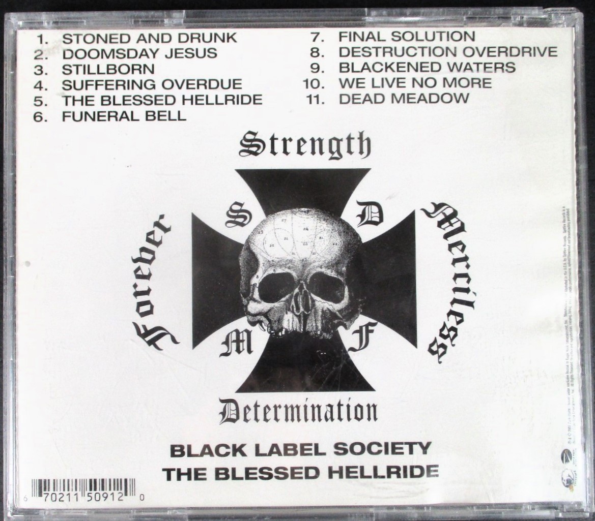Blessed Hellride by Black Label Society (CD, 2003) Zakk Wylde OZZY OSBOURNE Nice