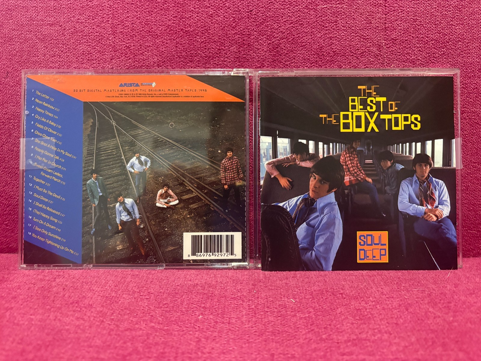 THE BOX TOPS-The Best Of The Box Tops-Soul Deep-CD-1996 Arista