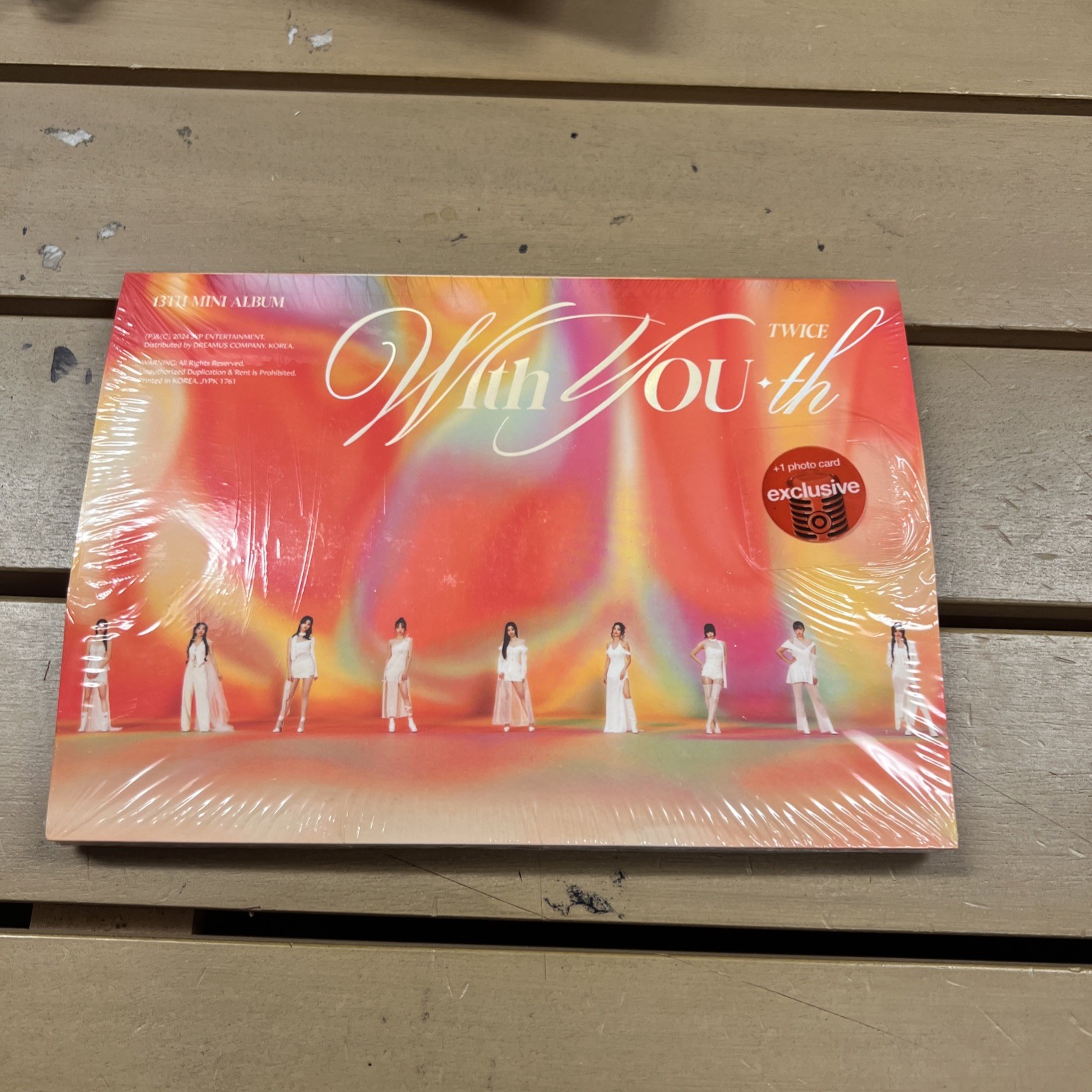 TWICE - With YOU-th (Target Exclusive, CD) 13th Mini Album New/Factory Sealed