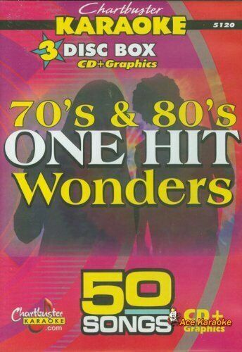 KARAOKE: 70 & 80 ONE HIT WONDERS - V/A - CD - KARAOKE - **NEW/ STILL SEALED**