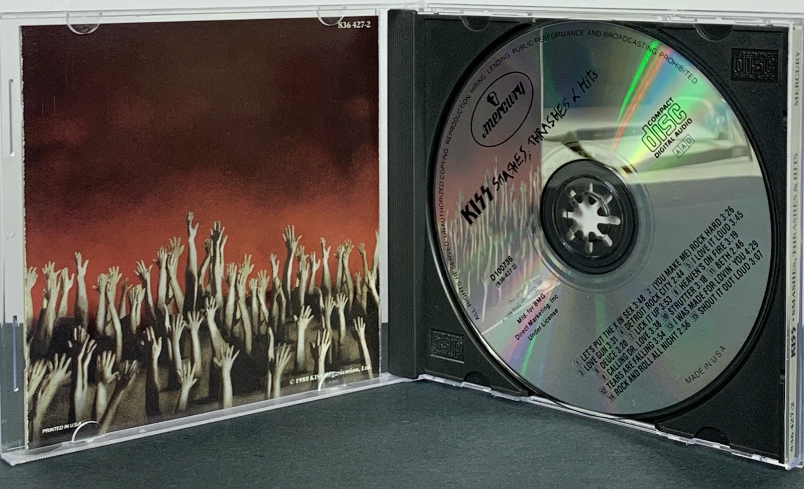 Kiss • Smashes Thrashes & Hits CD 1988 Polygram Simmons, Stanley, Frehley