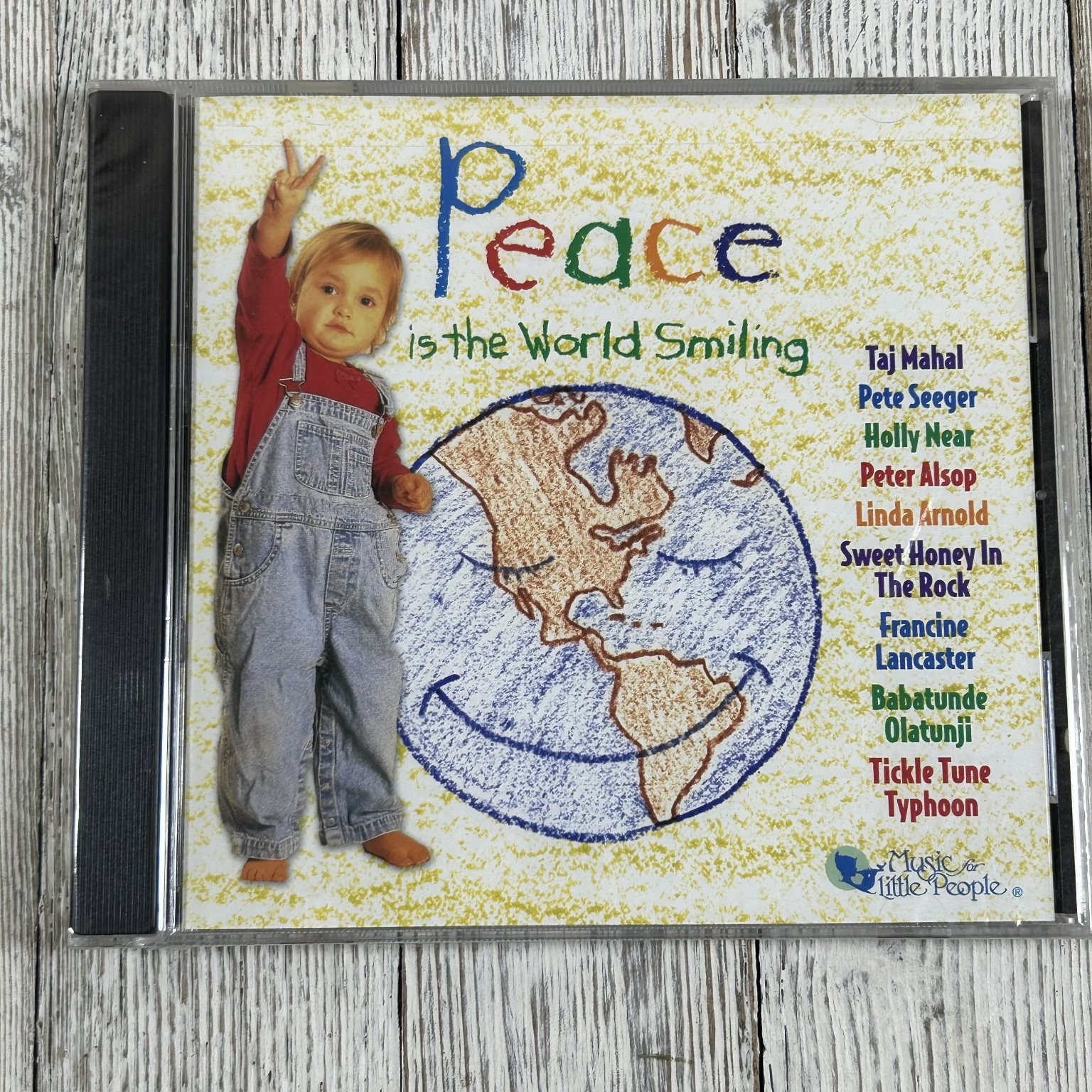 Peace Is The World Smiling CD 2002 Children's Music For Little People