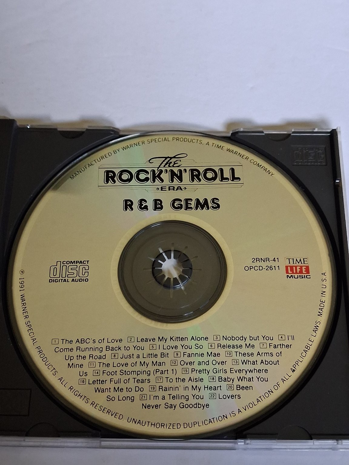 Various Artists – R&B GEMS CD 1991 Digital Remaster Soul Doo-Wop Time Life