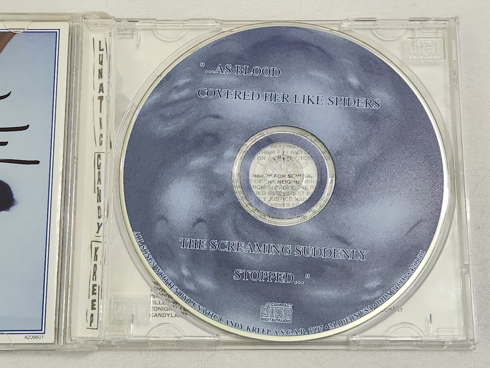 Lunatic Candy Kreep - Lunatic Candy Kreep CD 1997 Butterscotch Recordings Signed