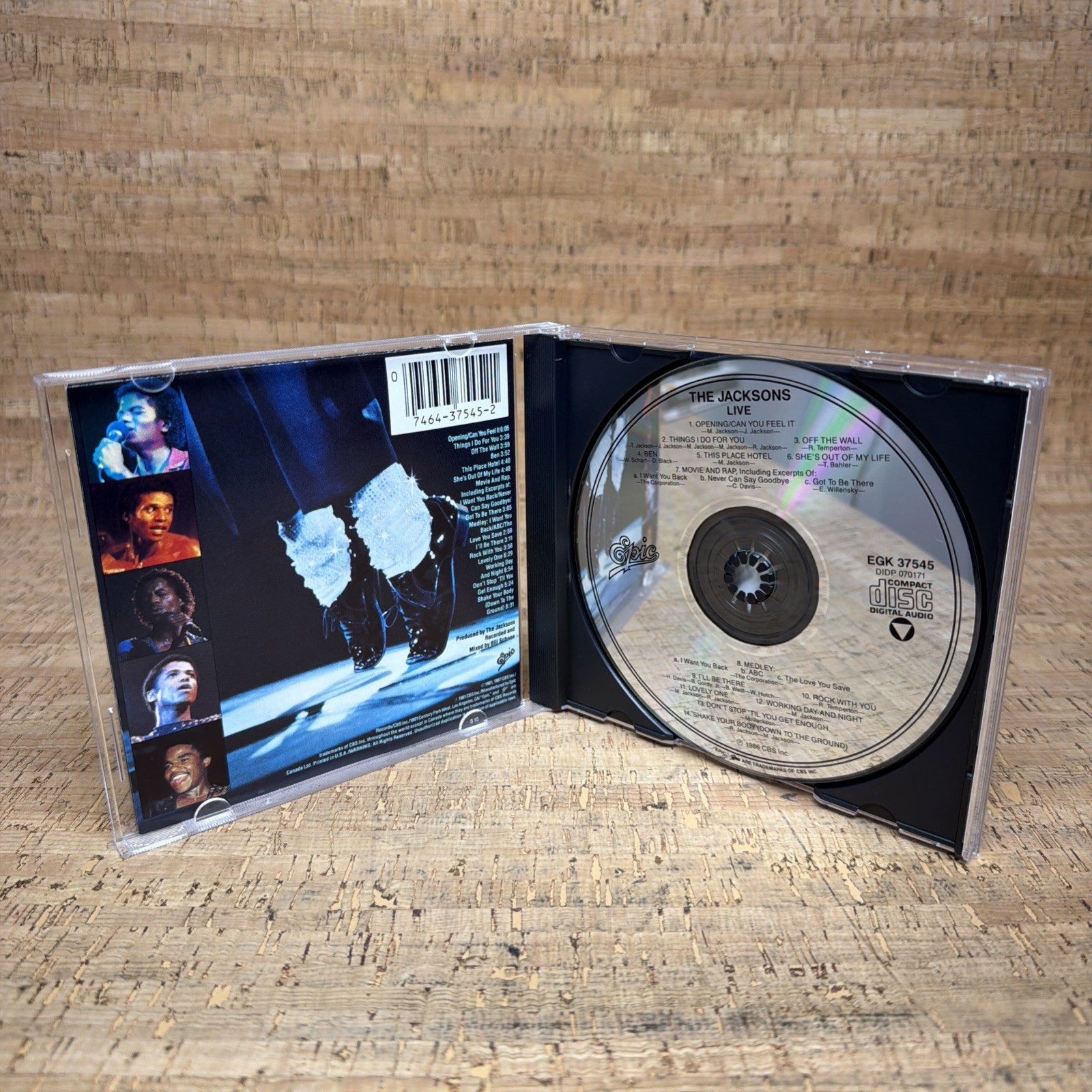 The Jacksons - Live (CD, 1987)