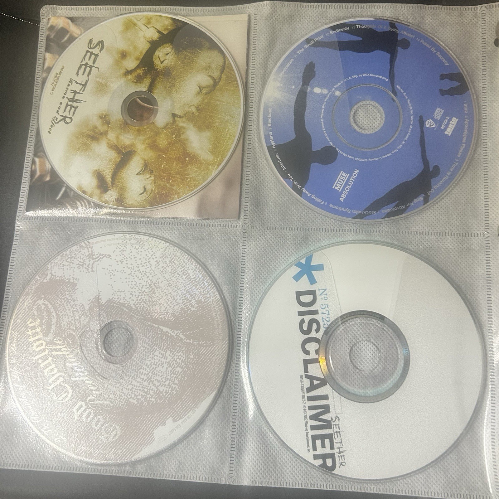 92 CD Collection Lot w/ CD Land Binder Y2K Rock Punk Emo Alternative Linkin Park