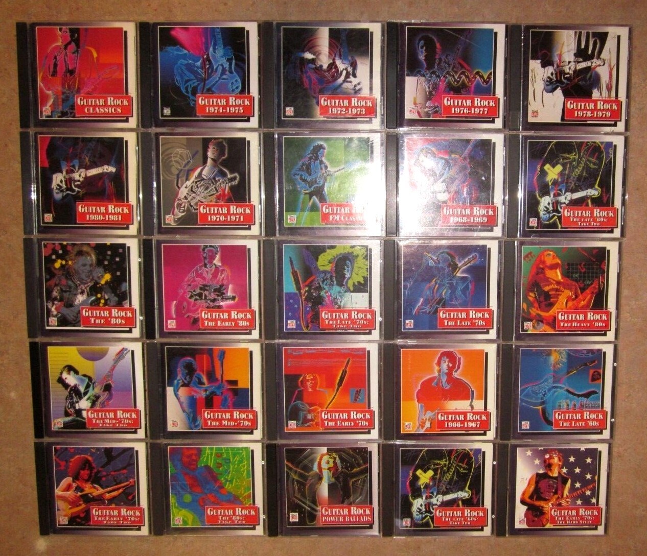 TIME LIFE: GUITAR ROCK 60s 70s 80s - Pick your CD! Excellent - Mint Condition