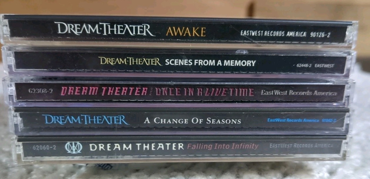 Dream Theater (5) CD Lot: 2nd Owner EX conditions