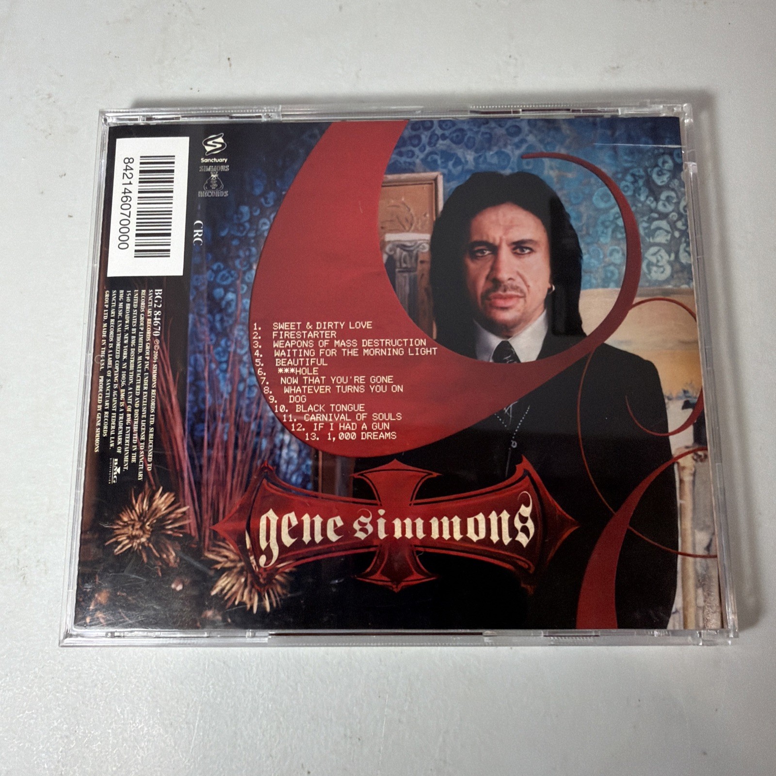 Gene Simmons - ***hole CD (CD, Jun-2004, Sanctuary (USA)) Kiss Heavy Metal