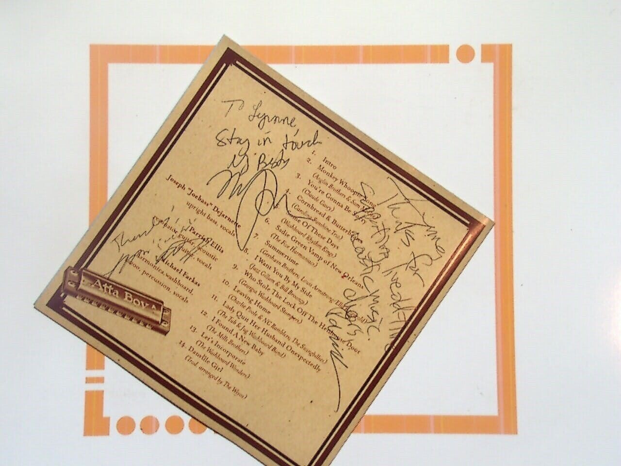 The Wiyos - Hat Trick CD Mint Rare Signed