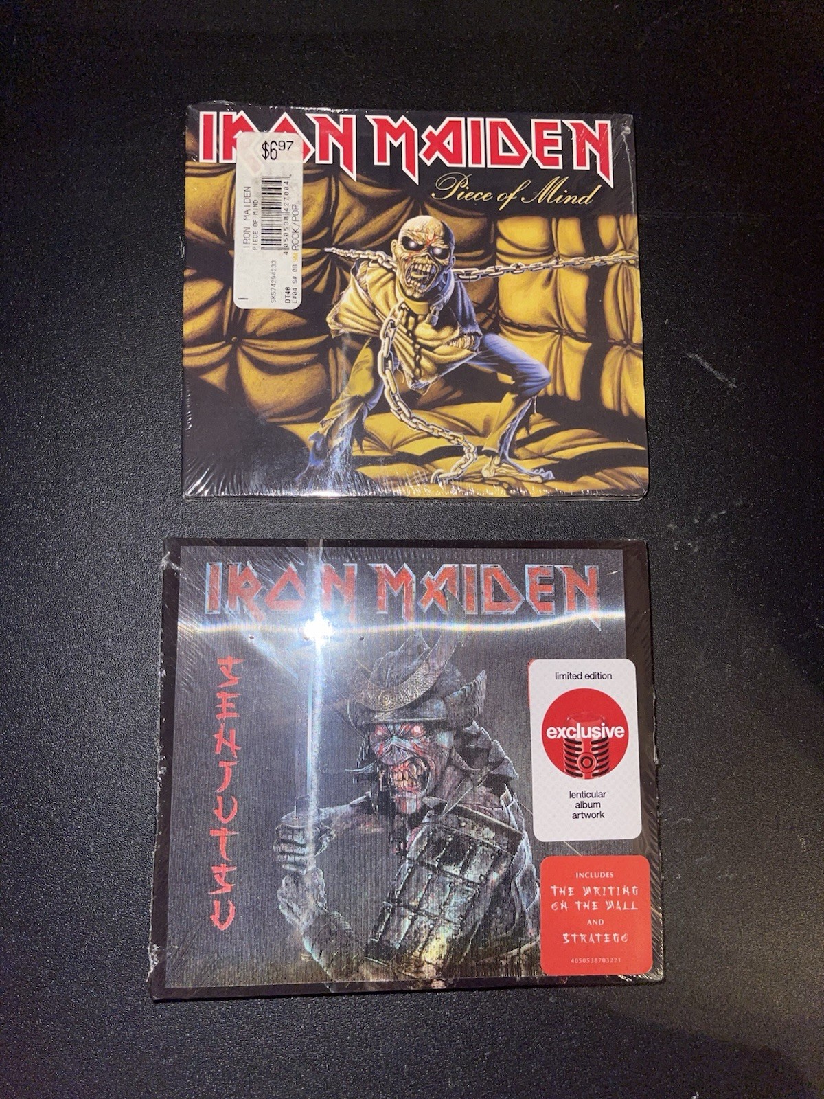 Iron Maiden CD Lot/ 2 Piece Of Mind & Senjutsu Target Exclusive New Sealed