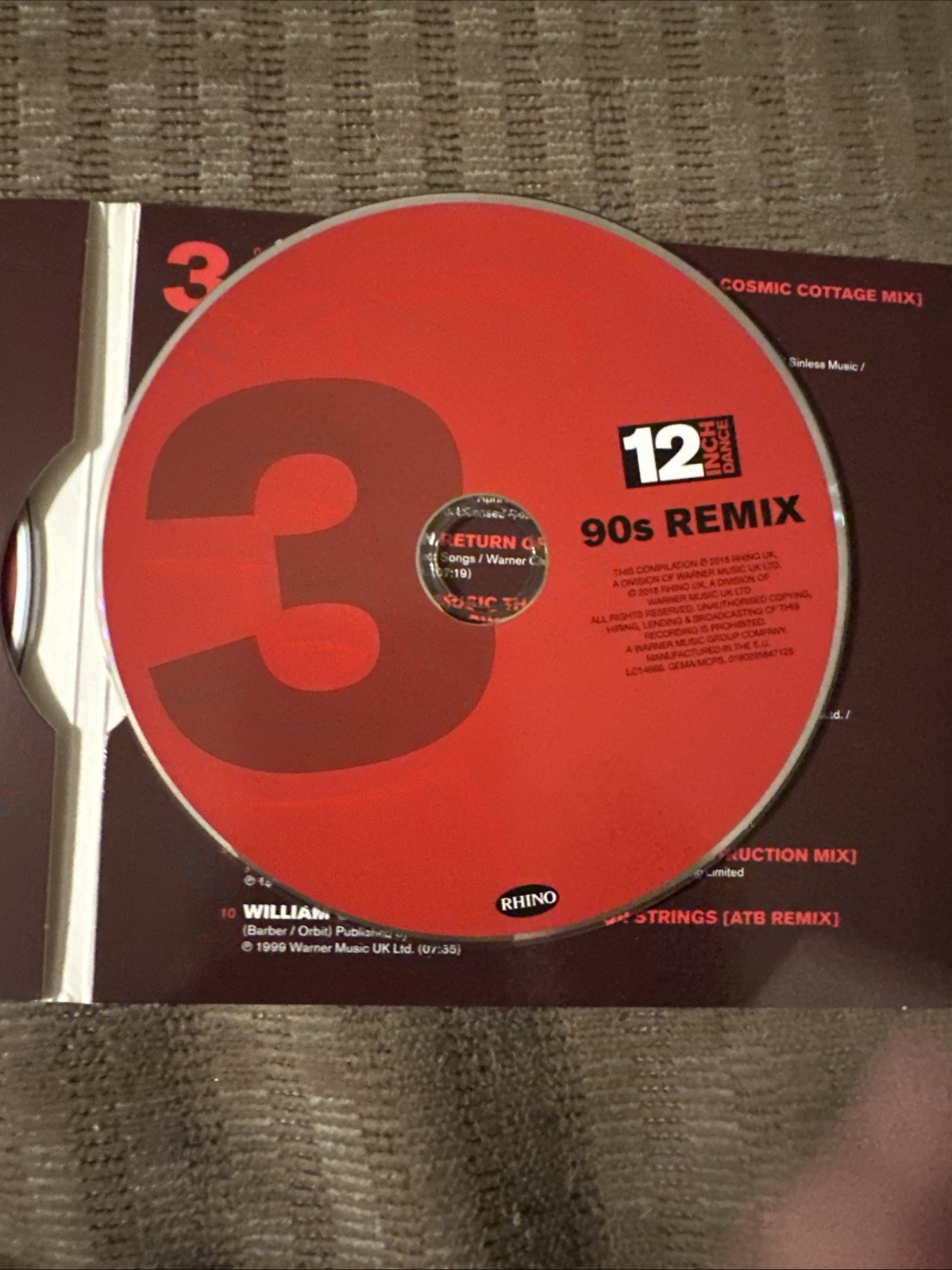 12 in Dance: 90s Remix by Various (CD, 2018) ES1516