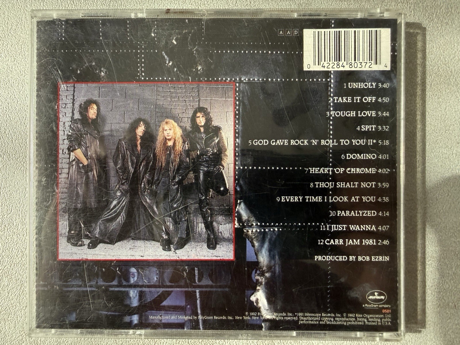 Revenge by Kiss (CD, 1992) CIB Complete In Box!
