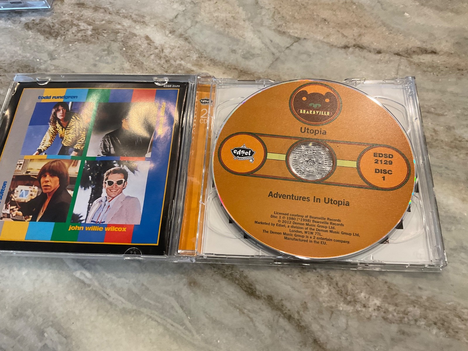 Utopia –ADVENTURES IN/DEFACE/ SWING 2CD 2012 Edsel Records UK – EDSD 2129 MInt