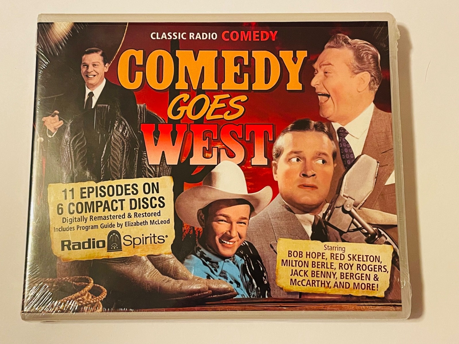 COMEDY GOES WEST Classic Audio 6 CD SET Radio Spirits BRAND NEW SEALED RARE