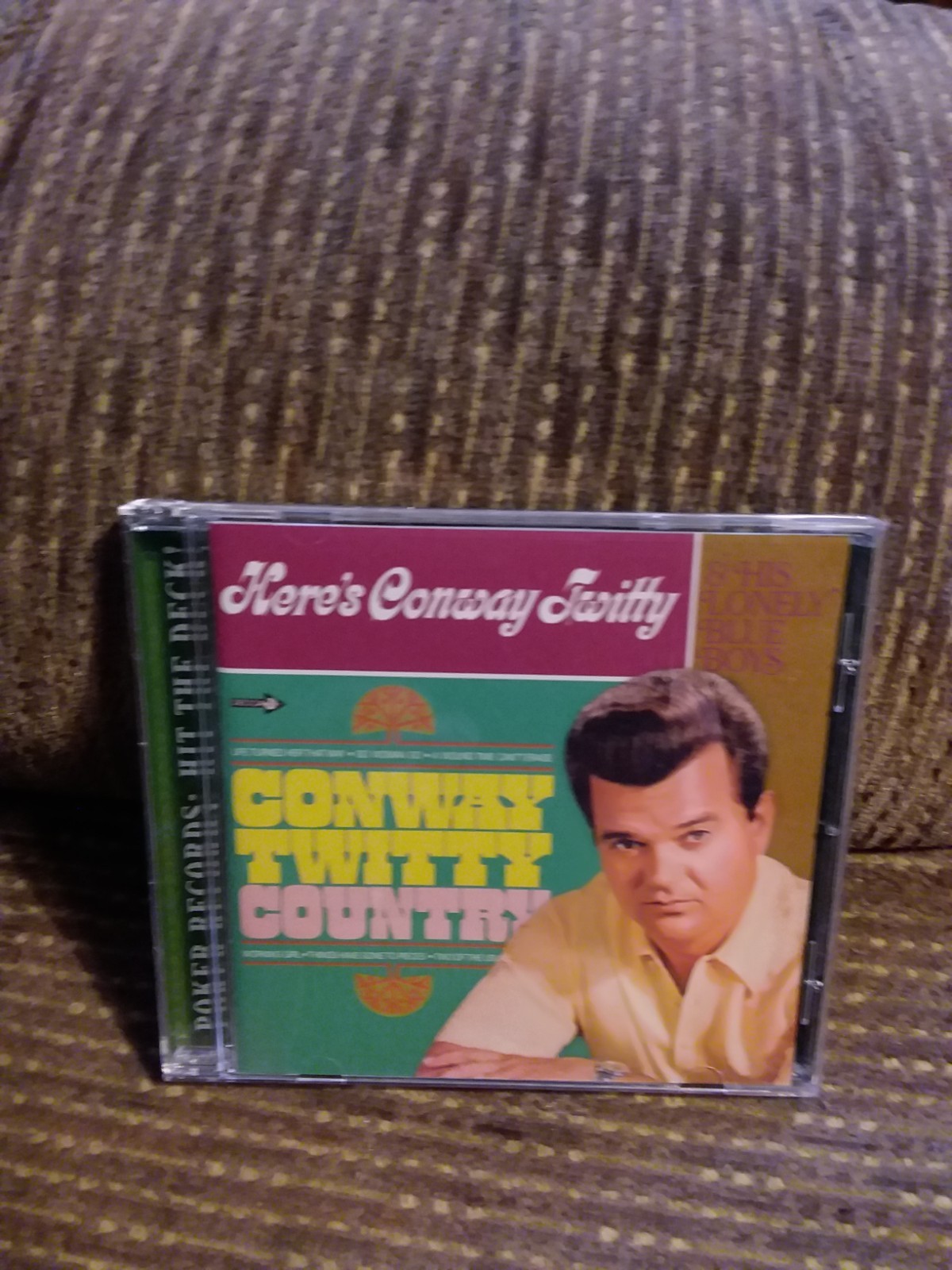 CONWAY TWITTY-HERE'S CONWAY TWITTY- RARE COUNTRY POKER CD OUT OF PRINT