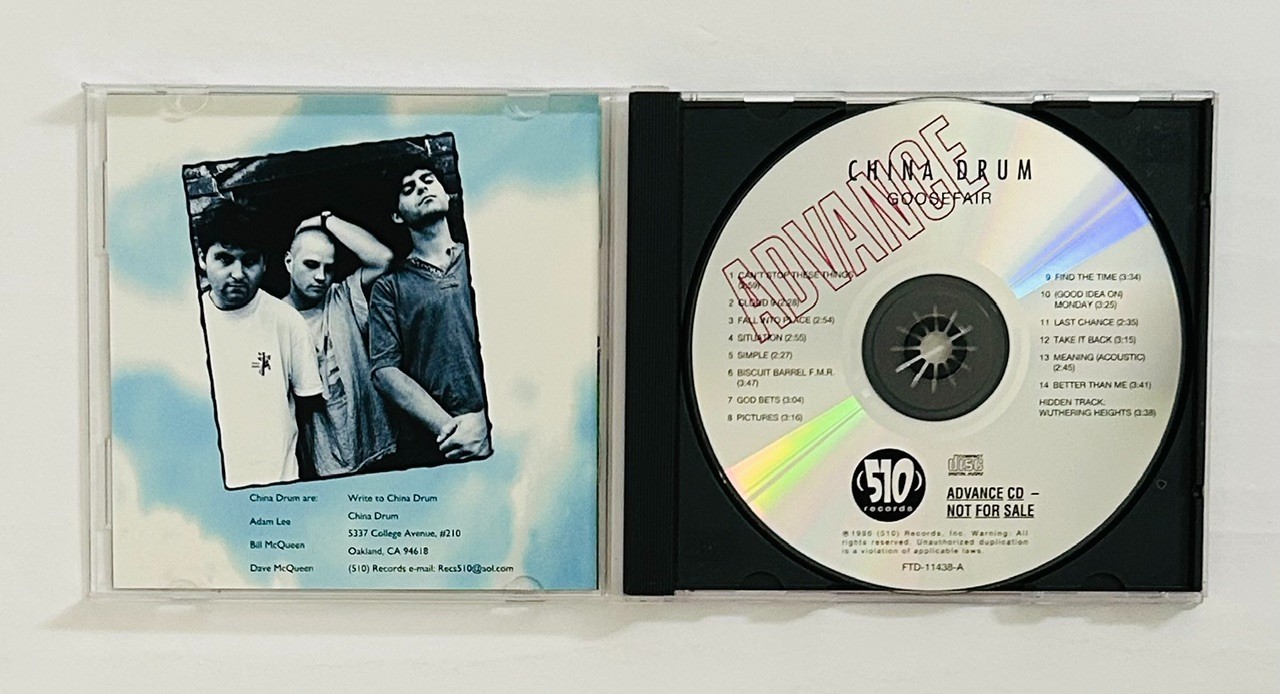 China Drum - Goosefair (510 Records, 1996, US Promo CD)