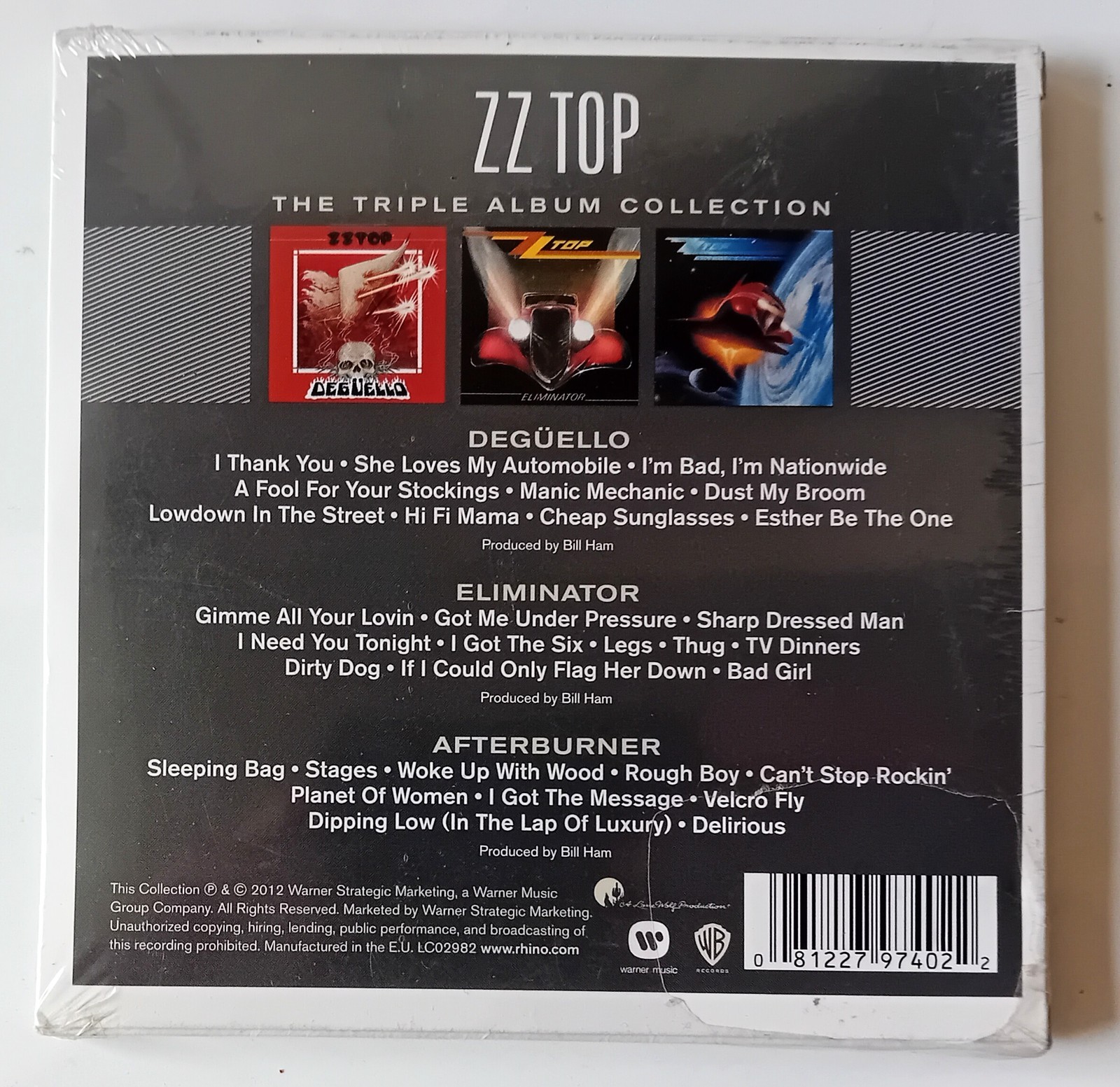 ZZ Top – The Triple Album Collection (3CD) 2012 Brand New Sealed