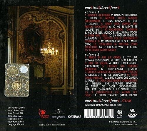 2 Cd + Dvd MATIA BAZAR - ONE 1 TWO 2 THREE 3 FOUR 4 VOLUME 1-2 nuovo sigillato