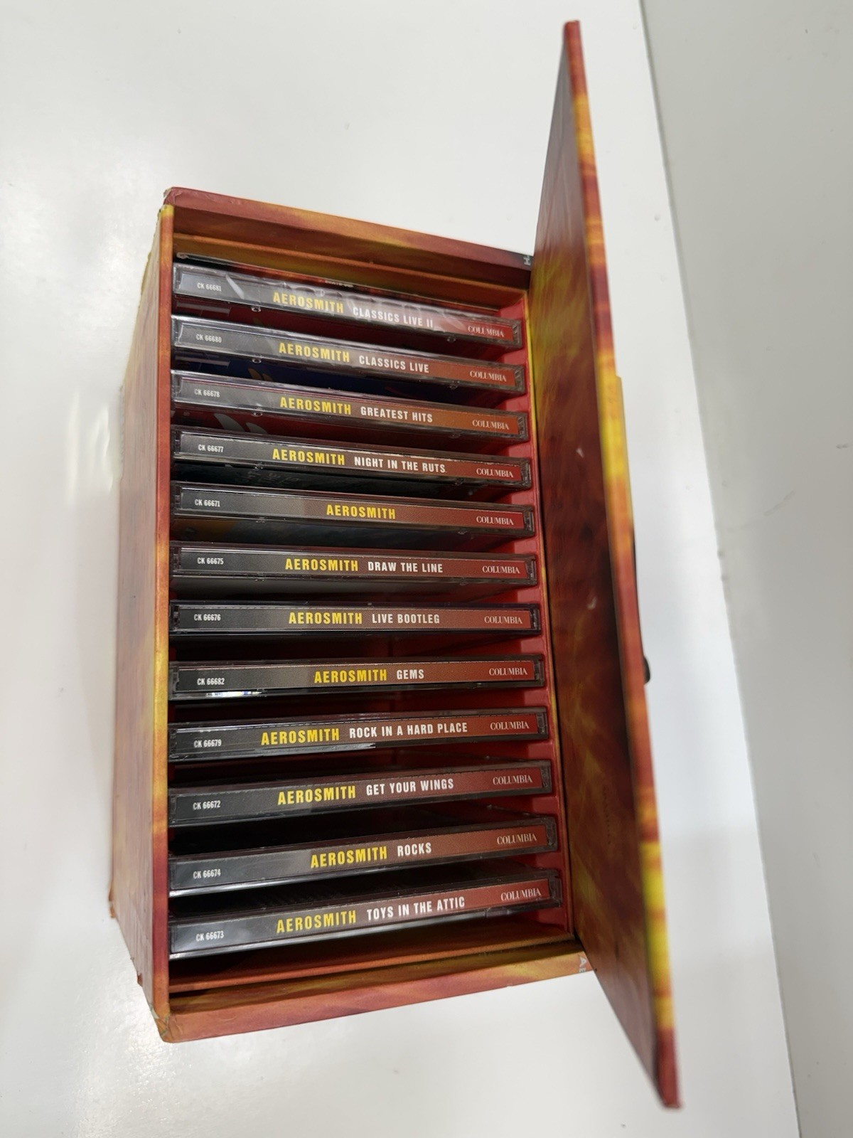 Aerosmith *Box of Fire* 🔥 13-CD Limited Edition Box Set Columbia Records 1994