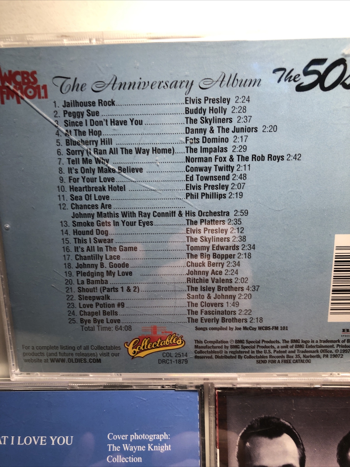 Music Cd 3- Box Set 1950’s Greatest Hits