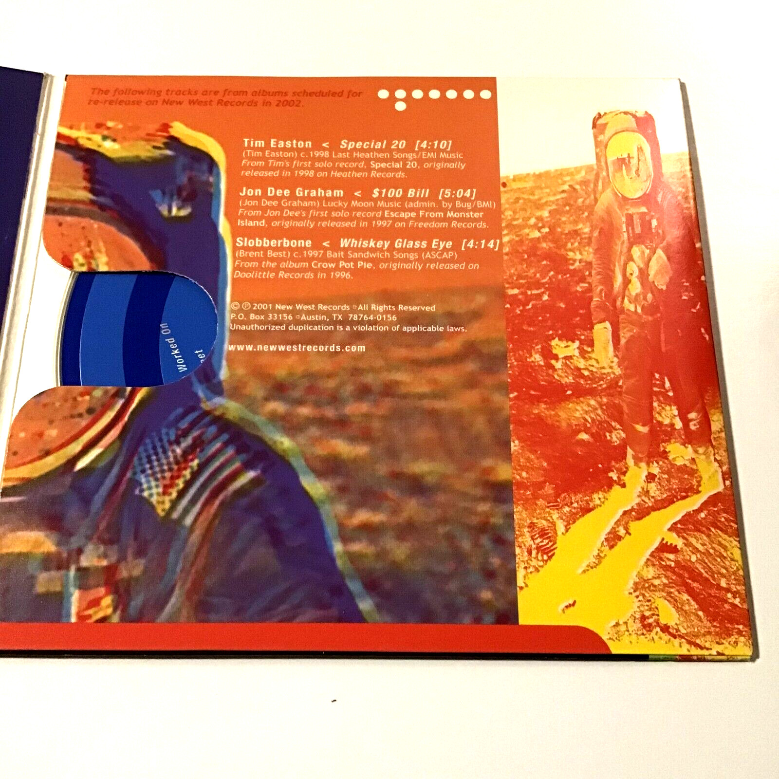 New West Records 1 Compilation CD 2001 Various, Delbert McClinton, Tim Easton