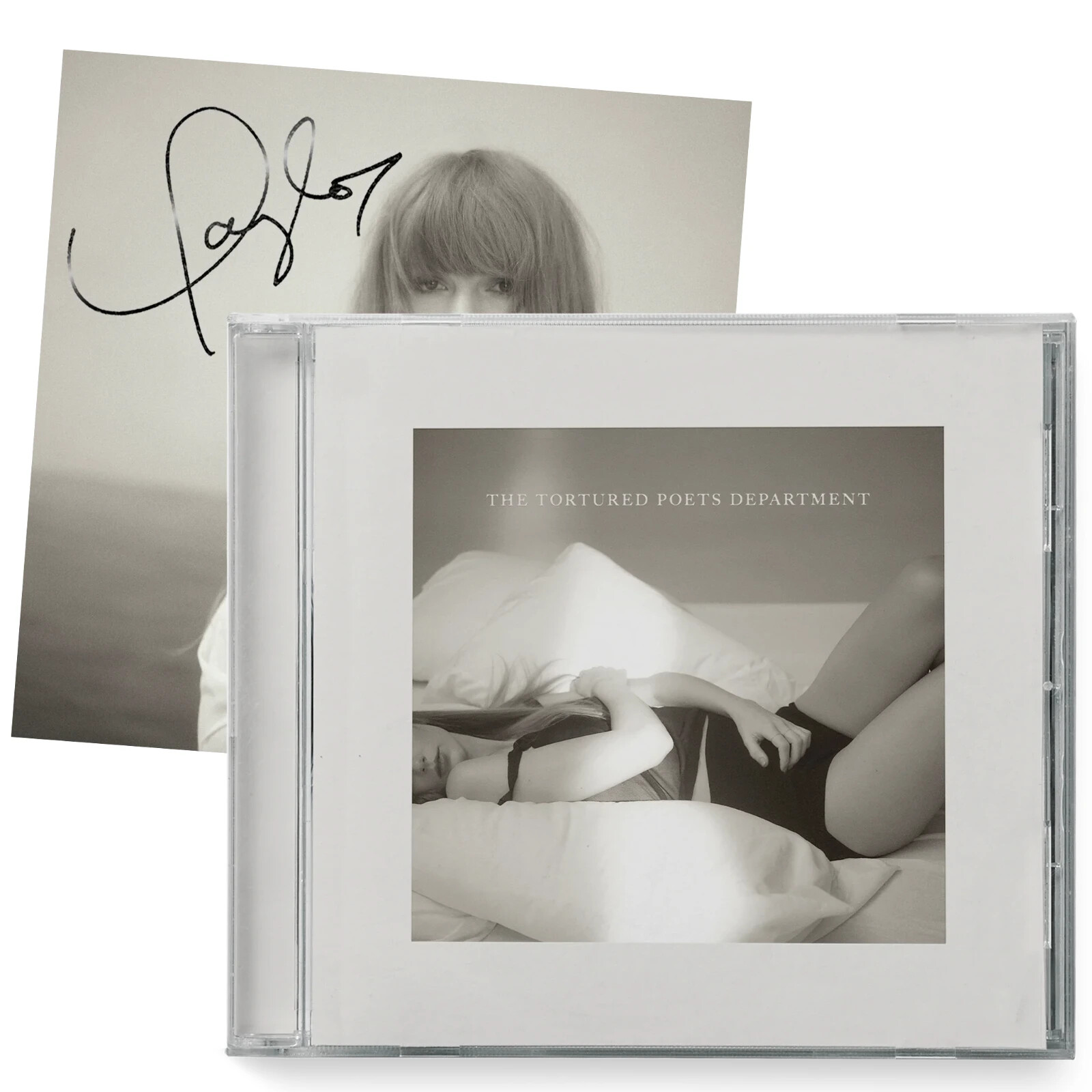 Tortured Poets Department CD Bonus The Manuscript w/ Hand Signed Photo SHIPS NOW