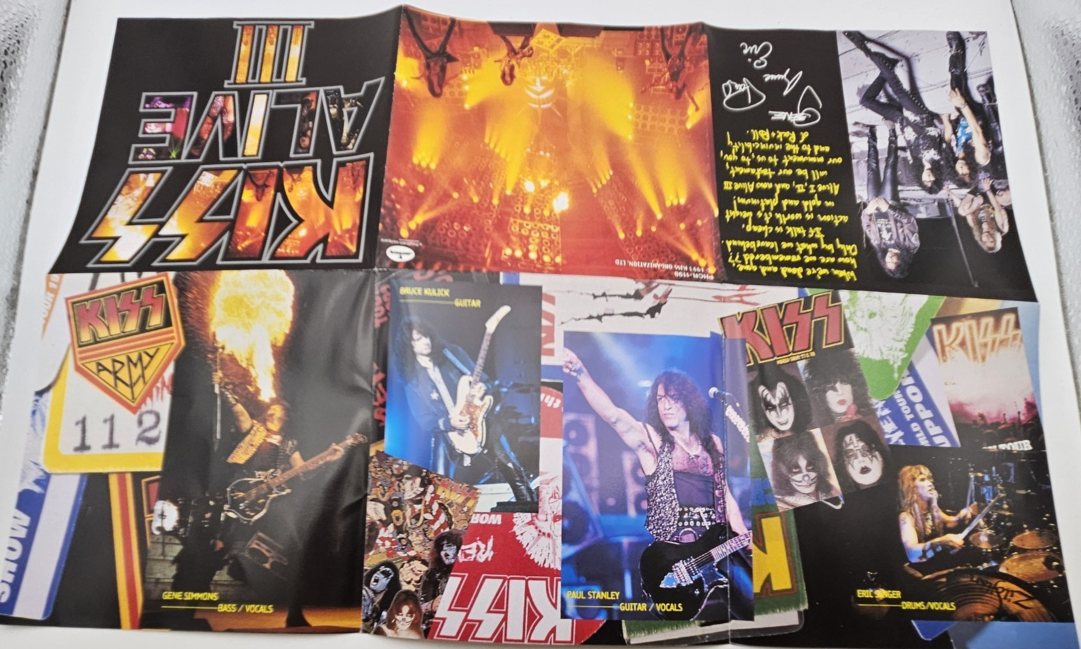 KISS Alive III JAPAN Original 1st Press CD PHCR-1198 w/OBI Extratrack 17trk 1993