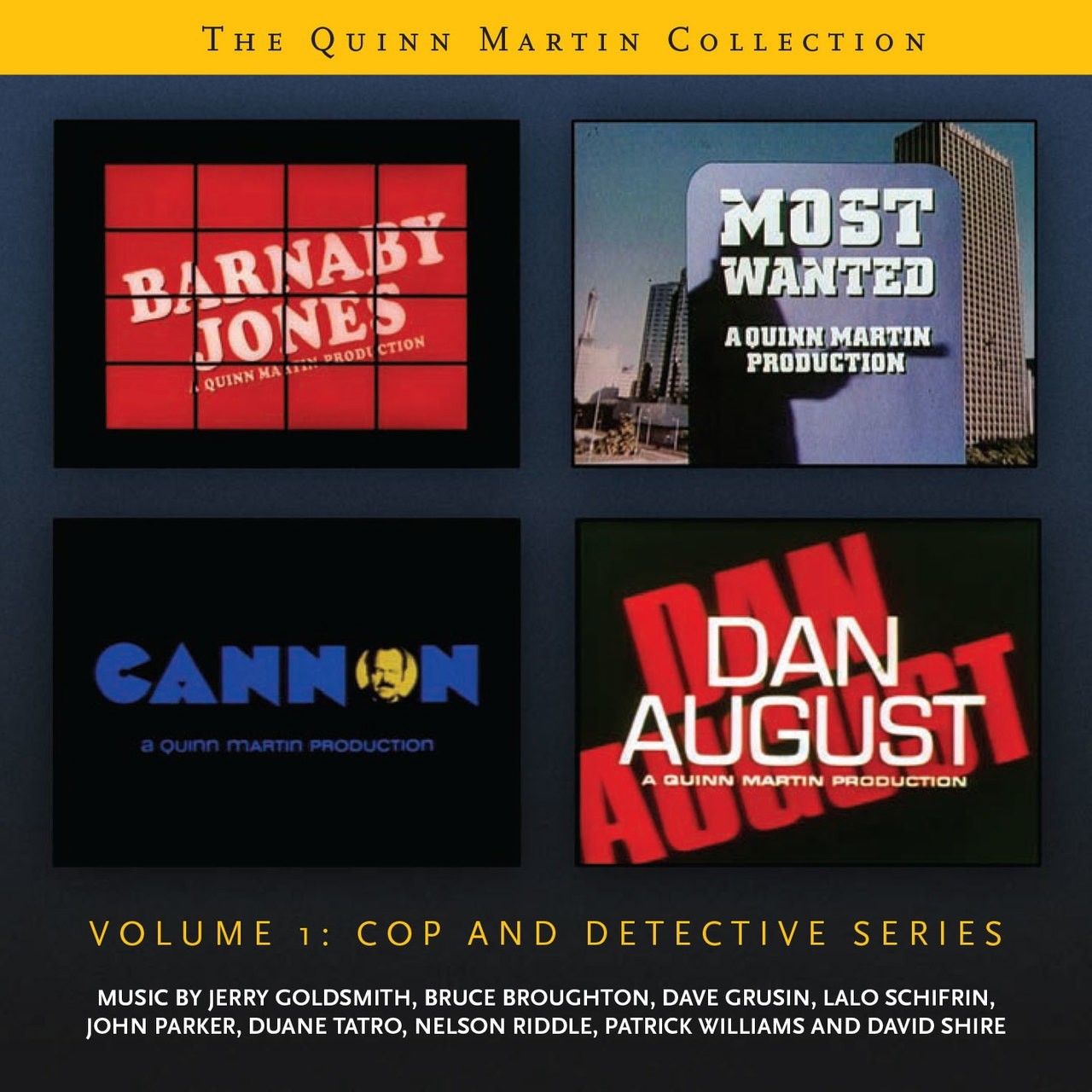 QUINN MARTIN COLLECTION Volume 1 La-La Land Records TV Scores Sold Out