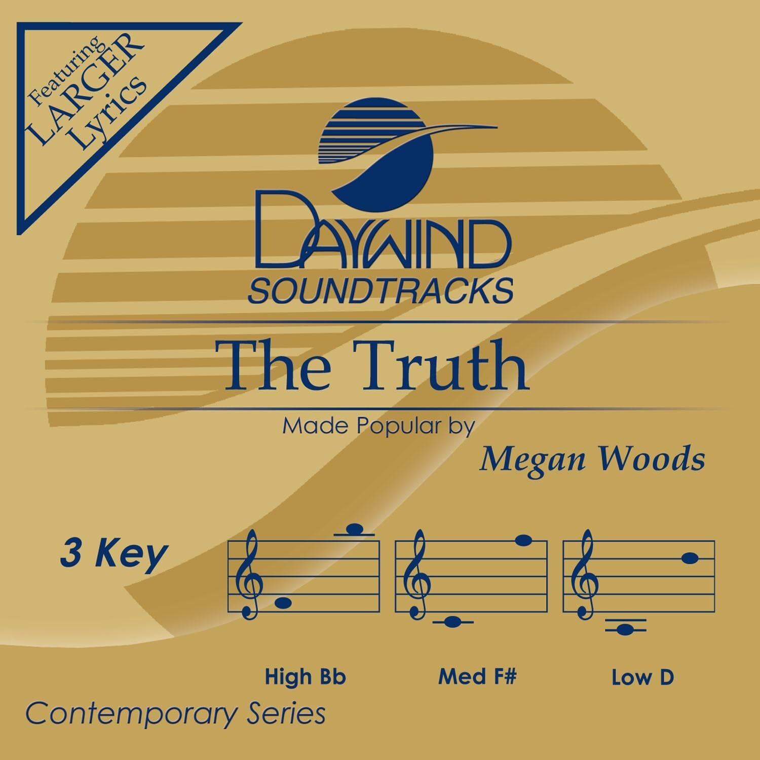 Megan Woods The Truth Accompaniment/Performance Track New CD
