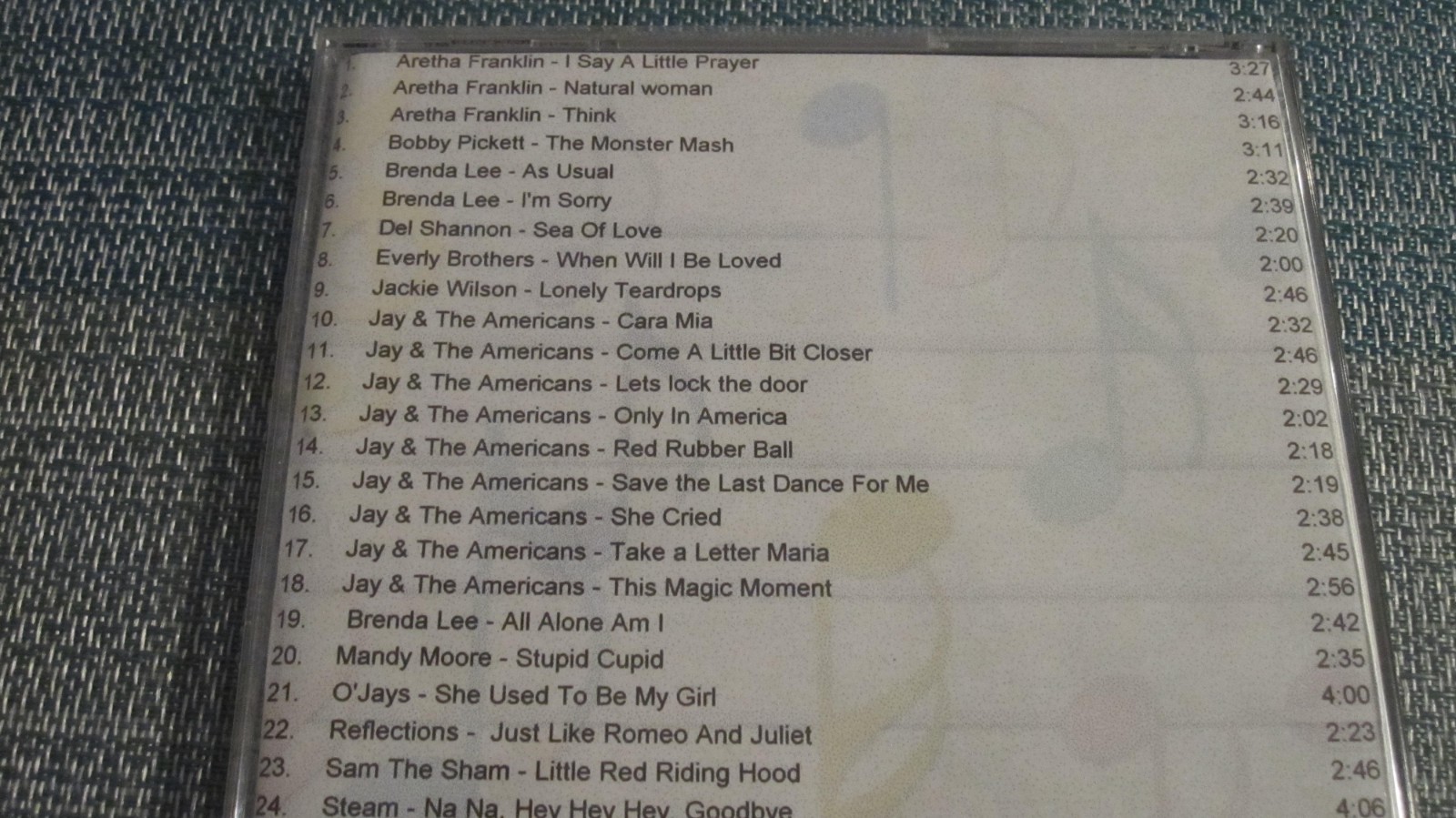 Oldies 1950's CD'S lot of 5 over 150 tracks in all Copied