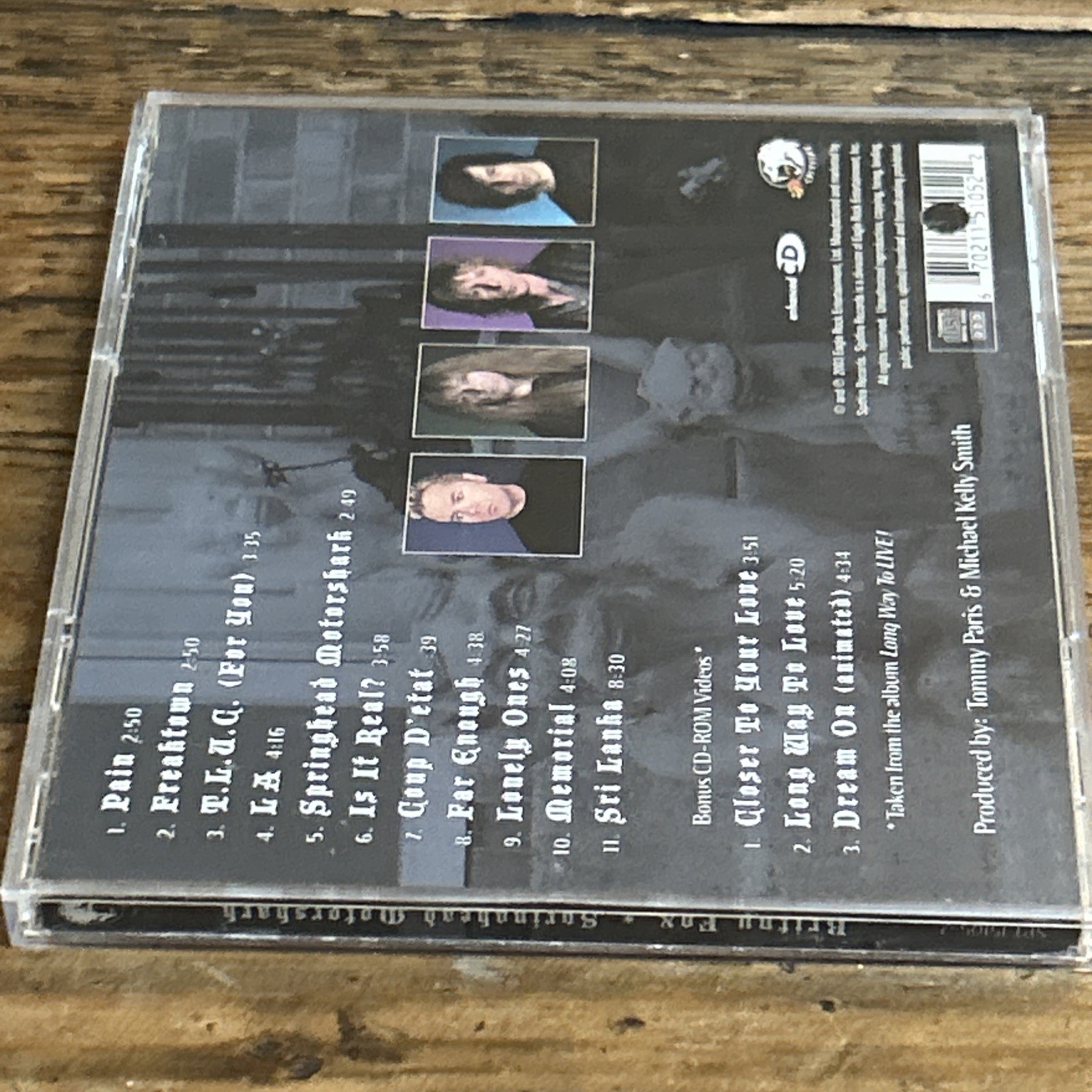 RARE OOP CD Britny Fox Springhead Motorshark Spitfire Records 2003 Bonus Videos