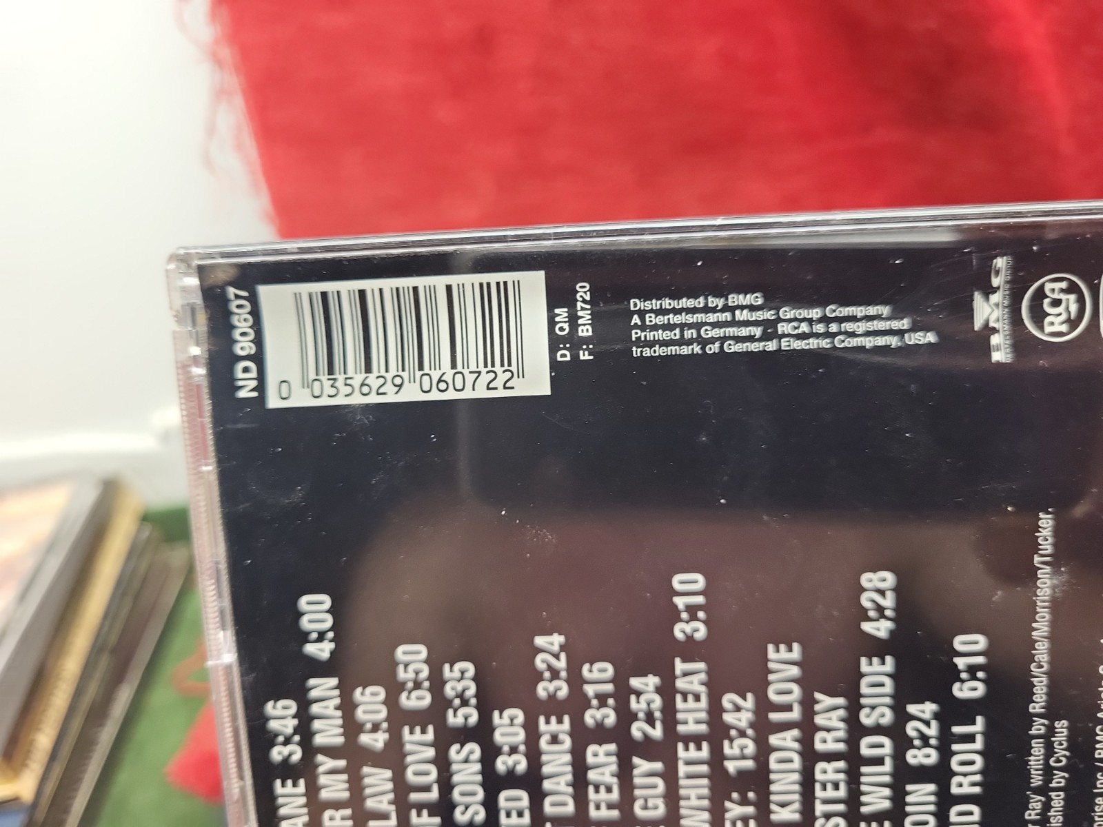 Lou Reed - Live in Italy (CD, 1992, RCA) ND 90607