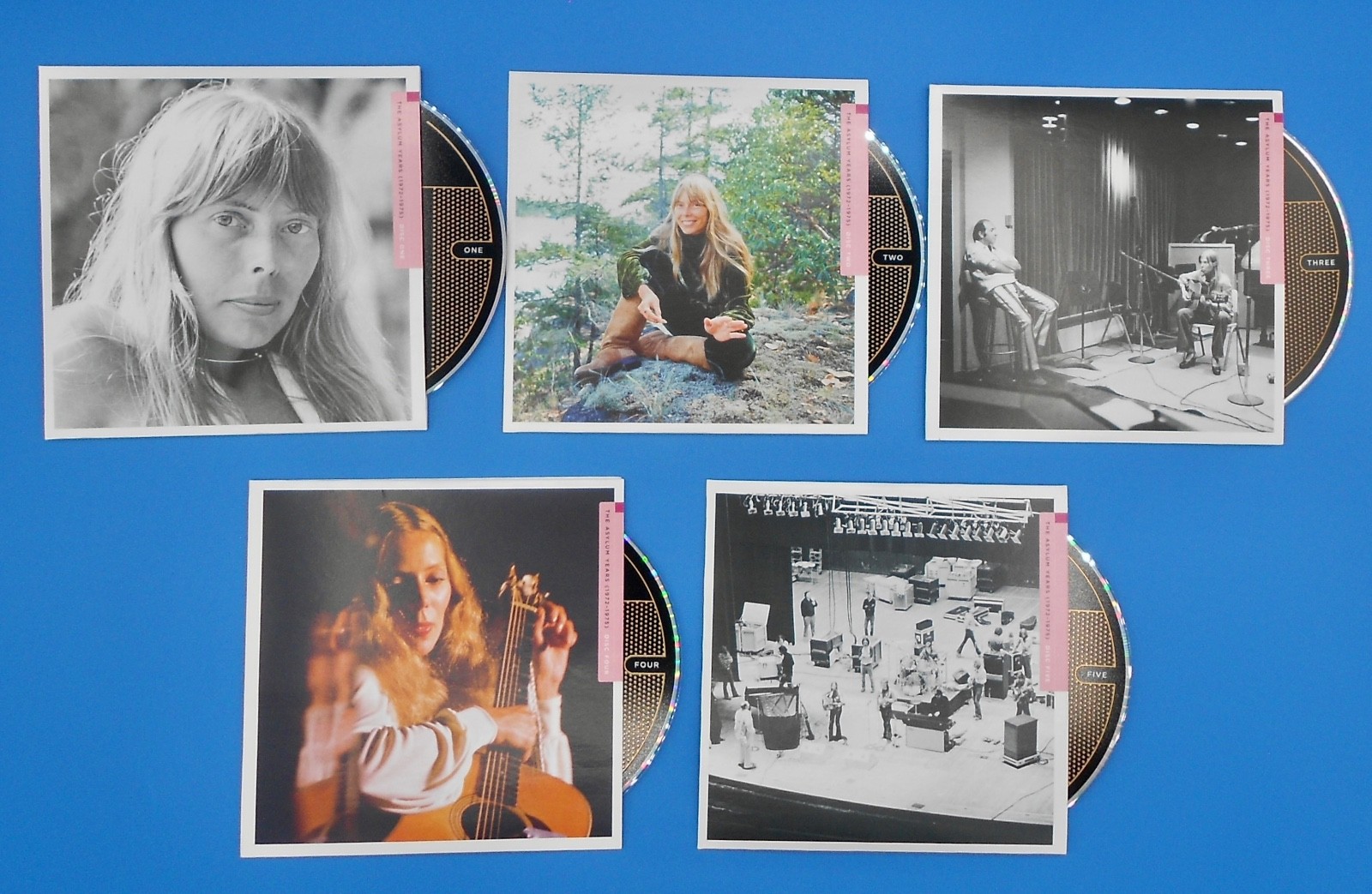 JONI MITCHELL ARCHIVES VOL 3: THE ASYLUM YEARS, 5 CDS + SC BOOK IN CASE, 2023 NF