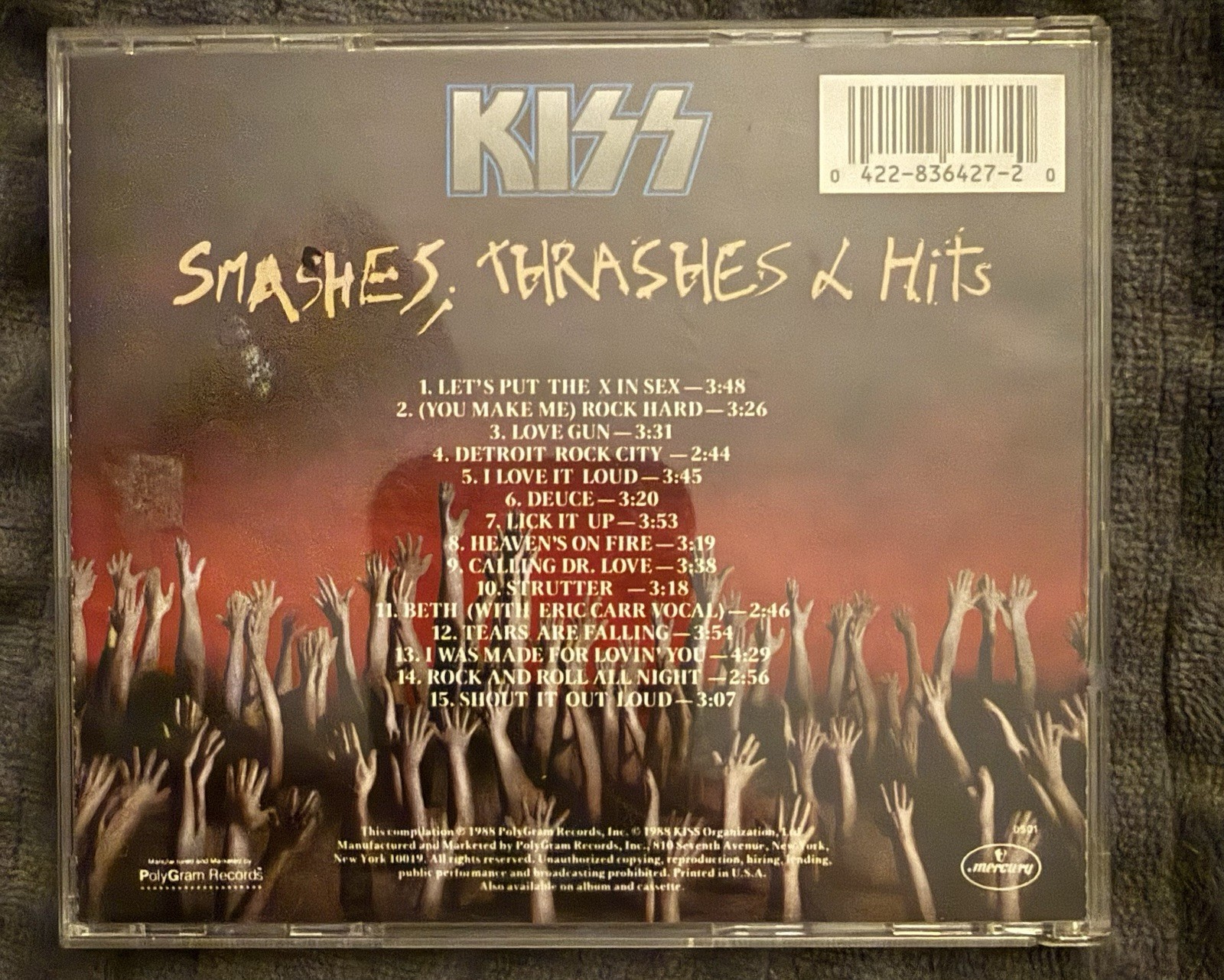 Kiss - Smashes, Thrashes and Hits CD - 1988 Mercury