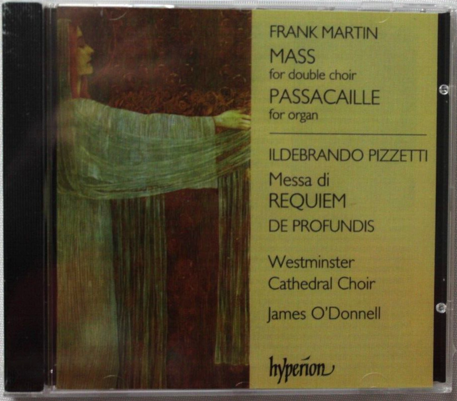 FRANK MARTIN MASS FOR DOUBLE CHOIR PIZZETTI MESS DI REQUIEM [NEW CD]