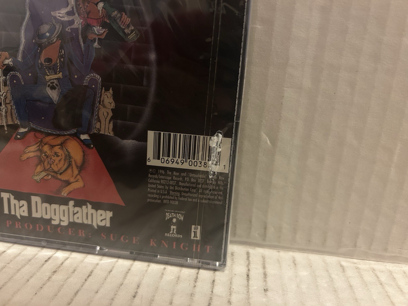 Tha Doggfather Snoop Doggy Dogg CD 1996 Death Row Records