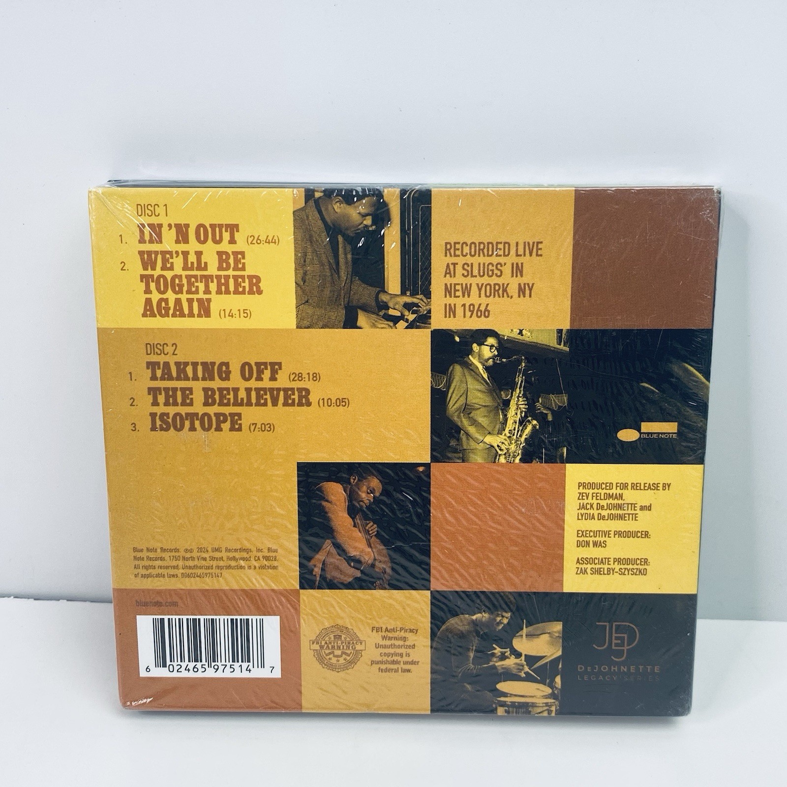 Forces Of Nature: Live At Slugs' (2xCD, 2024) McCoy Tyner & Joe Henderson NEW!