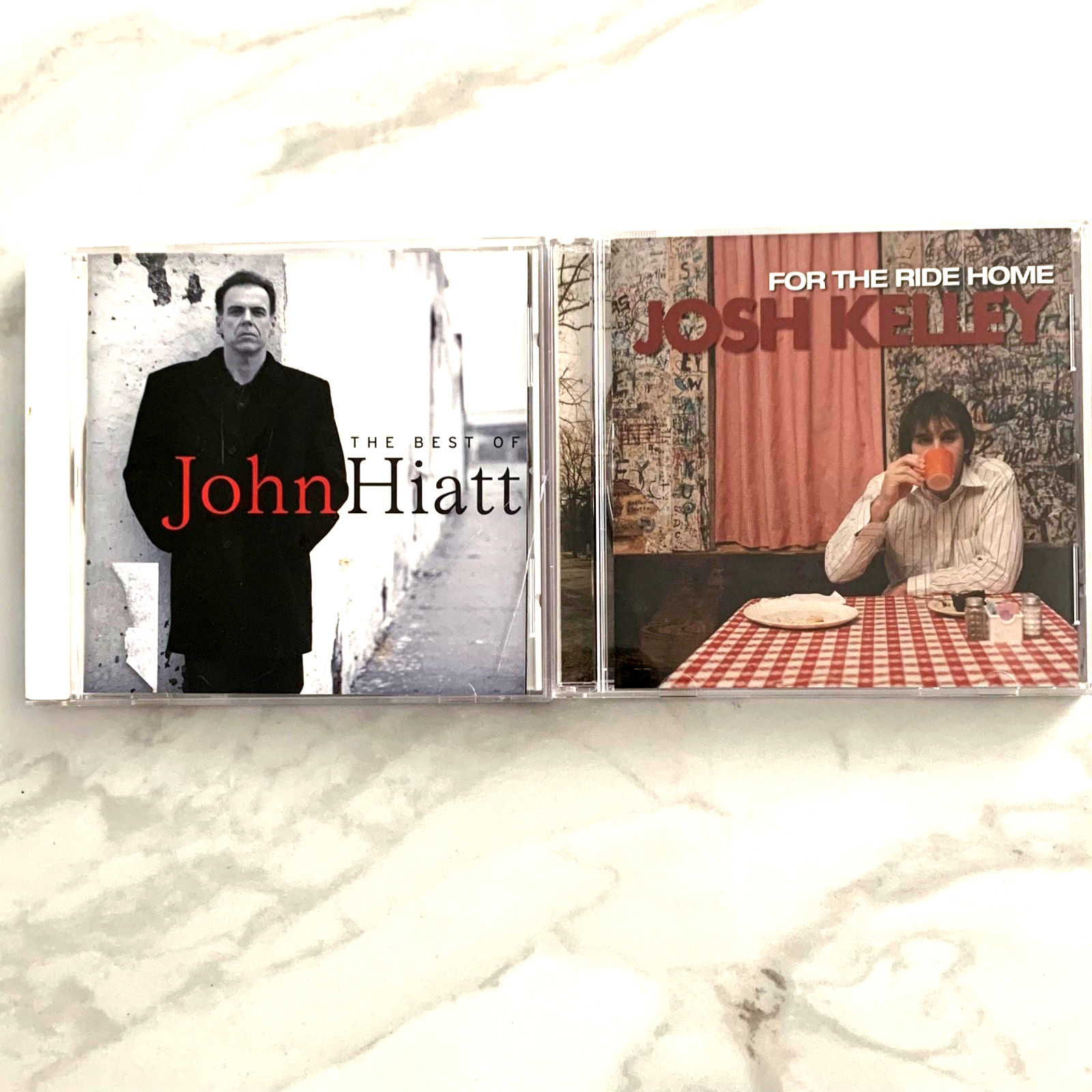 2 CD Lot John Hiatt The Best Of Josh Kelley For The Ride Home Folk Country Rock