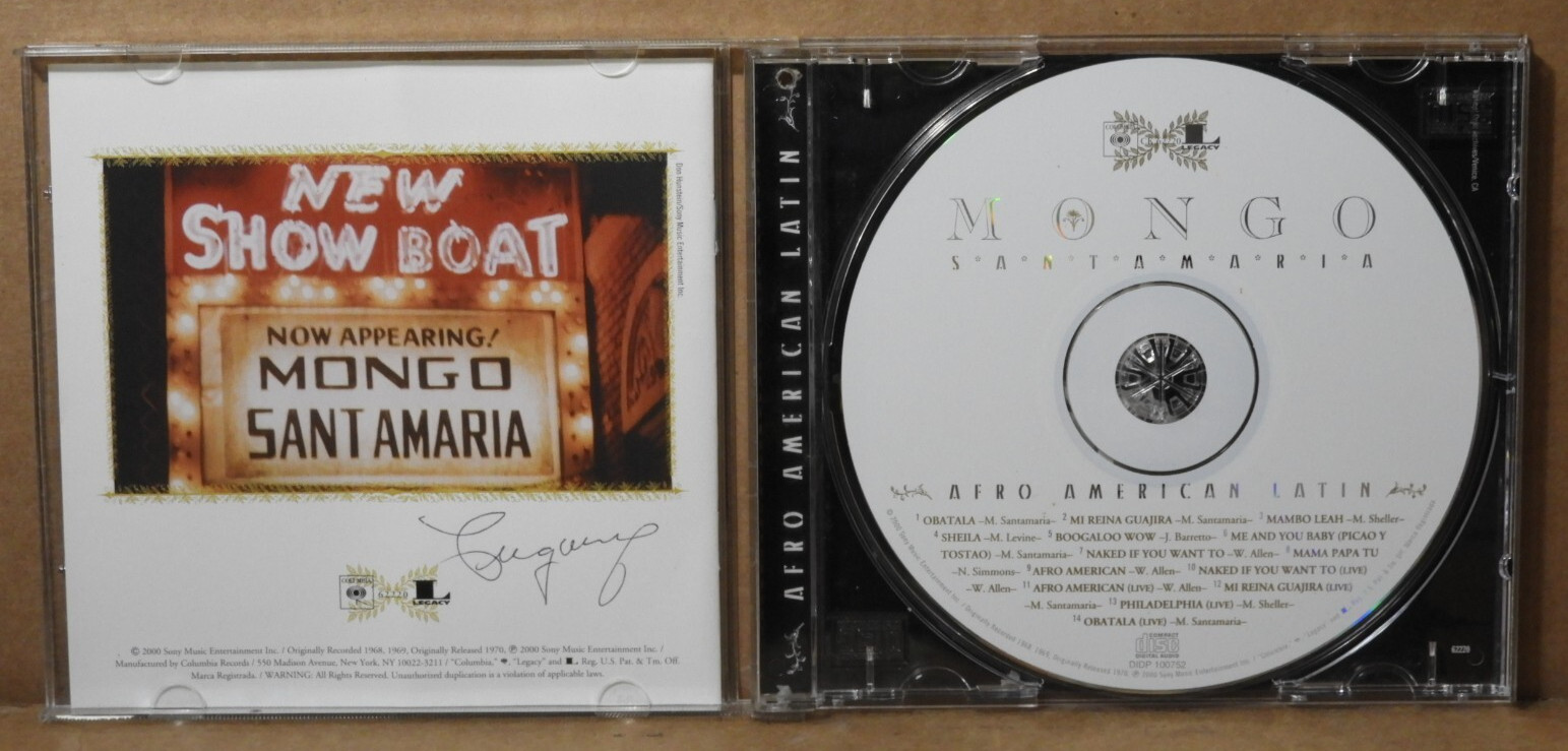 MONGO SANTAMARIA "Afro American Latin" 2000 (SONY) LATIN JAZZ CD VG+/EX!!