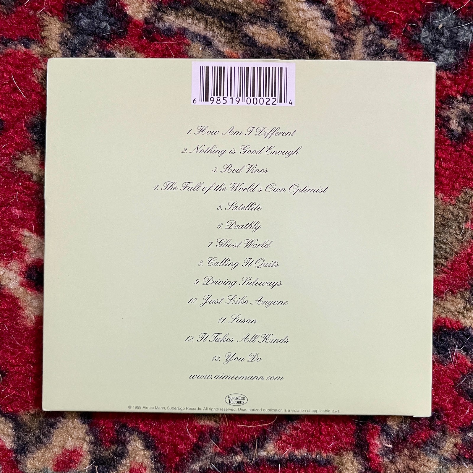 Aimee Mann CDs - CHOOSE 1 ALBUM - Individual Discs