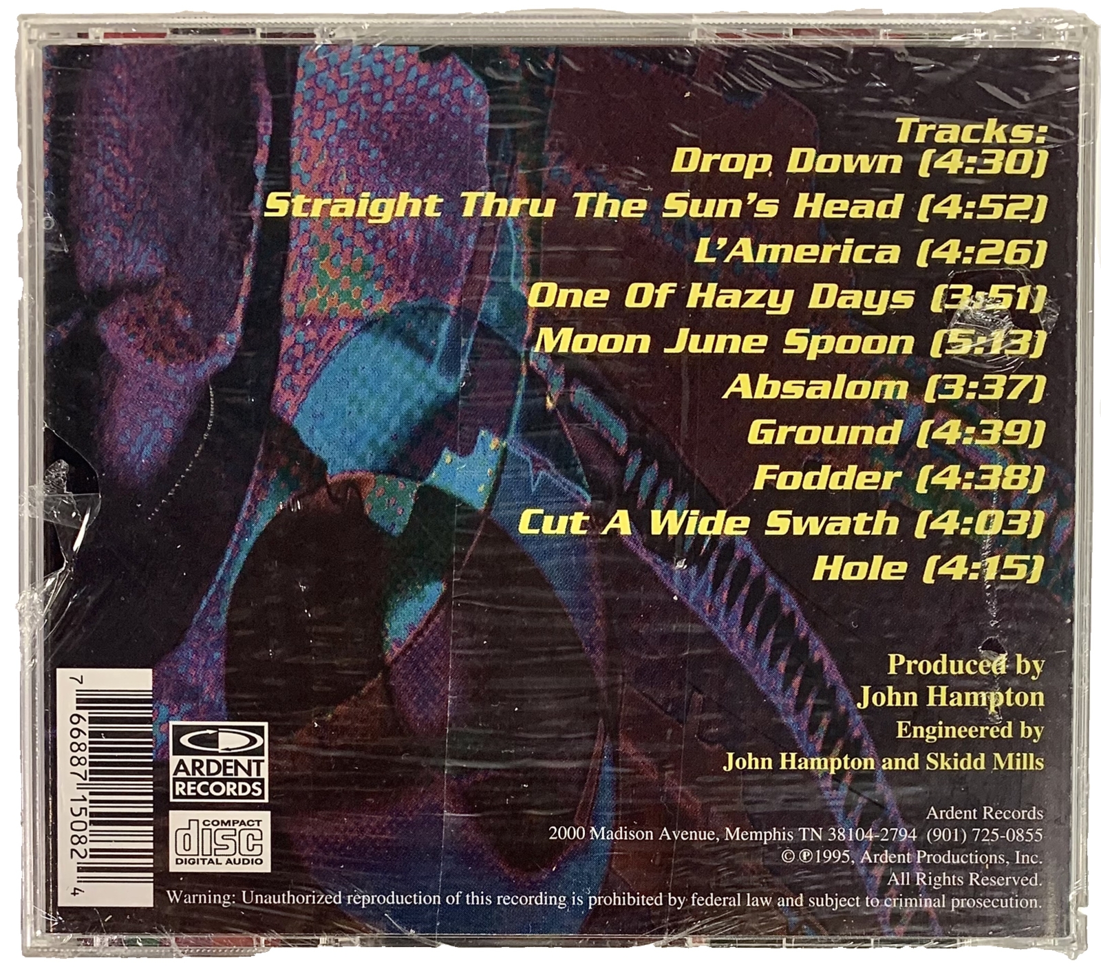Spot • Self-Titled CD 1995 Ardent Records 10 Tracks John Hampton Canada Import